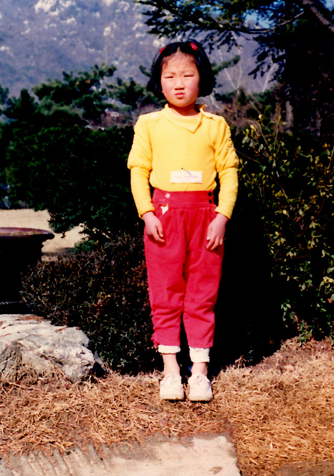 Camilla på børnehjemmet i Korea